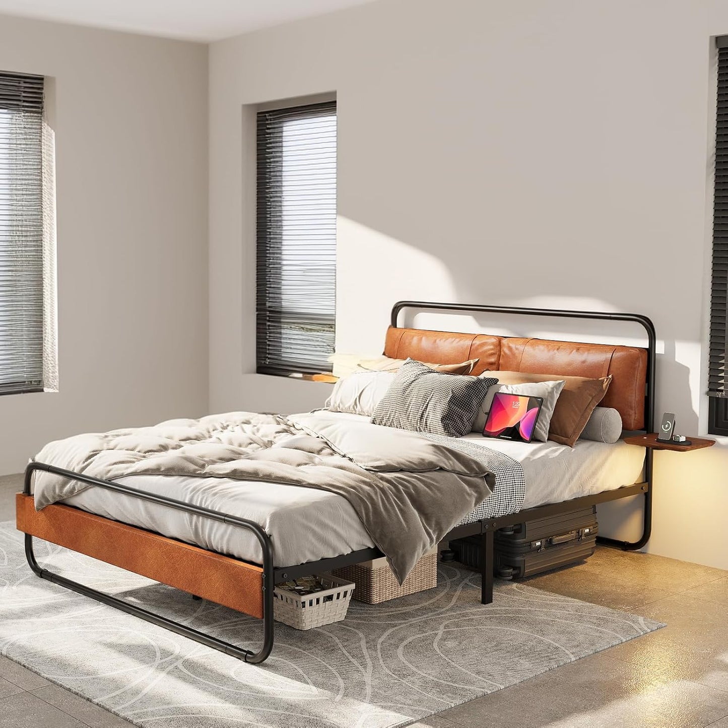 KKN King Bed Frame & Modern king bed frames with headboards