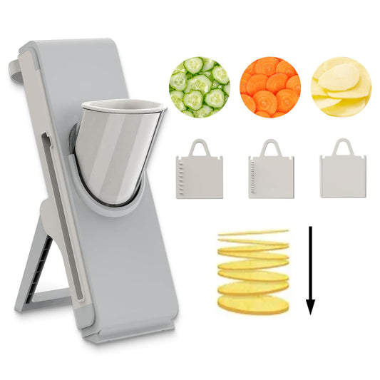 Eletronova Safe Mandoline Food Slicer, Vegetable Slicer for Kitchen