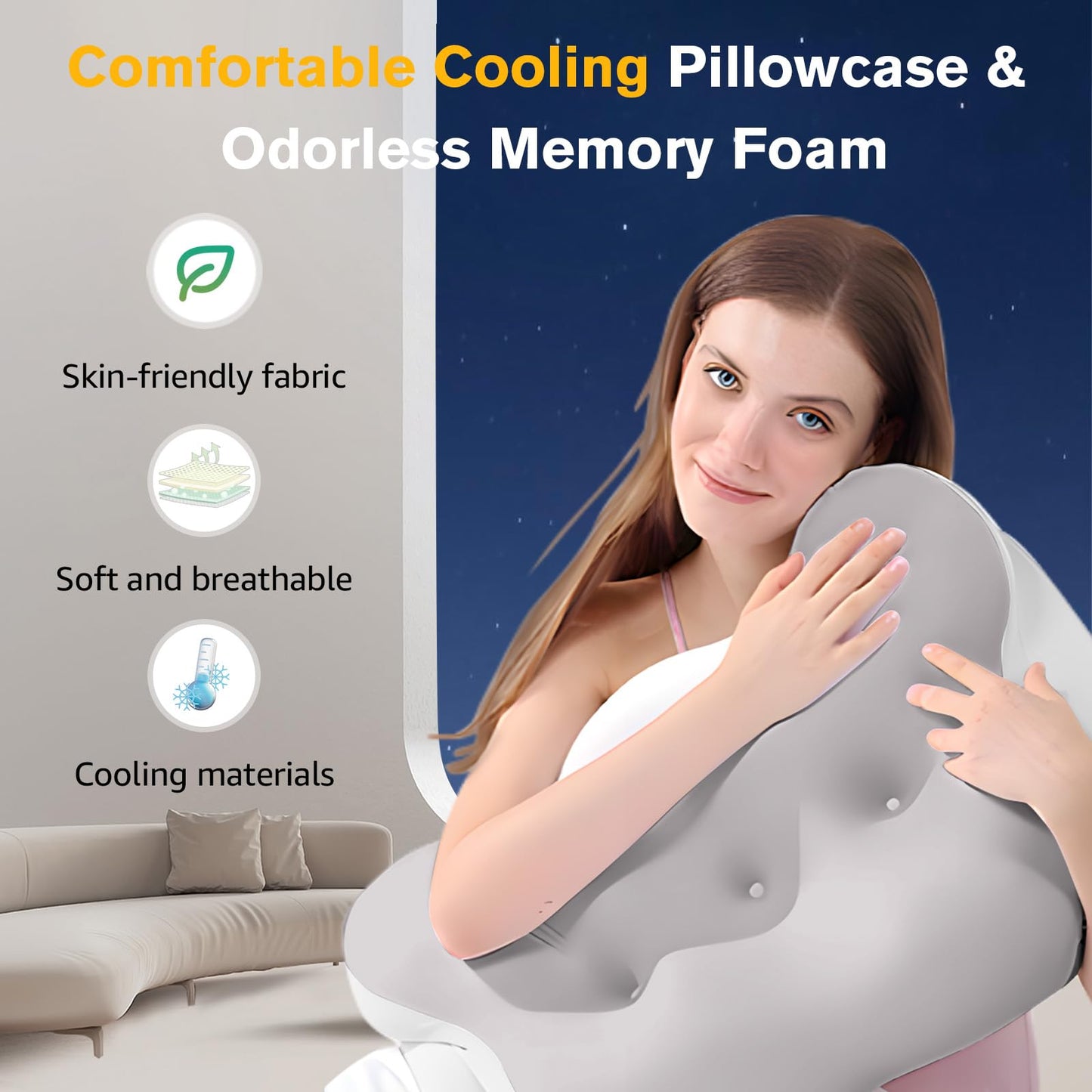 KKN Neck Cervical Pillow for Neck Pain Relief P1